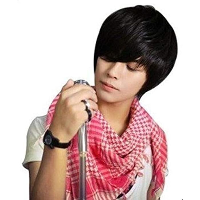 DILLARDS Man Short Wigs Fashion Hairstyle F79 Black - Image 4